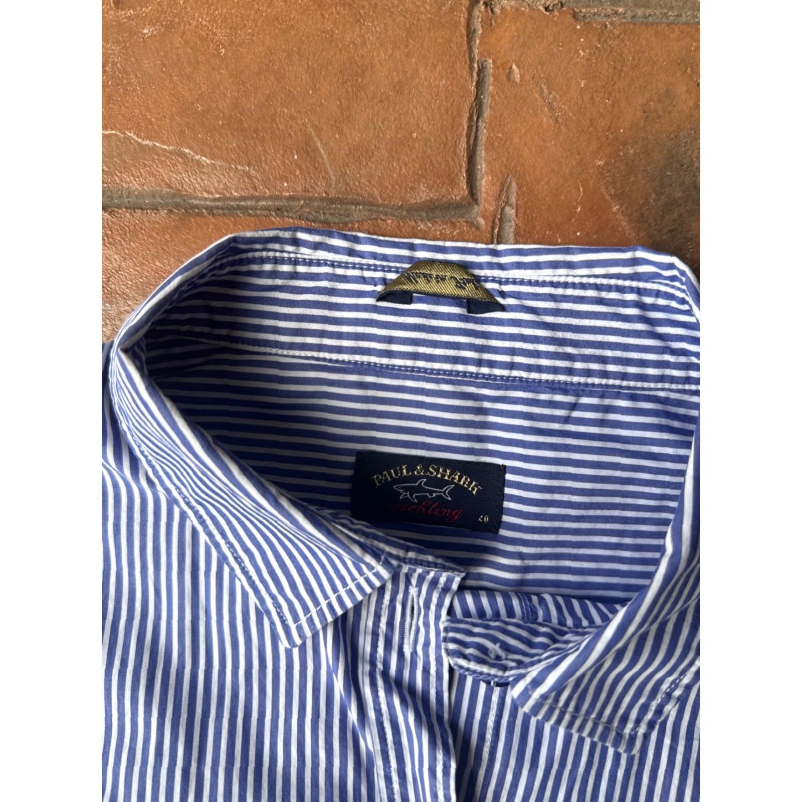 Paul & Shark Paul & Shark Yachting Striped Button Shirt Women’s 40 Long Sleeve Rhinestones Multicolor Casual Shirt Size S / US 4 / IT 40 - 2 Thumbnail