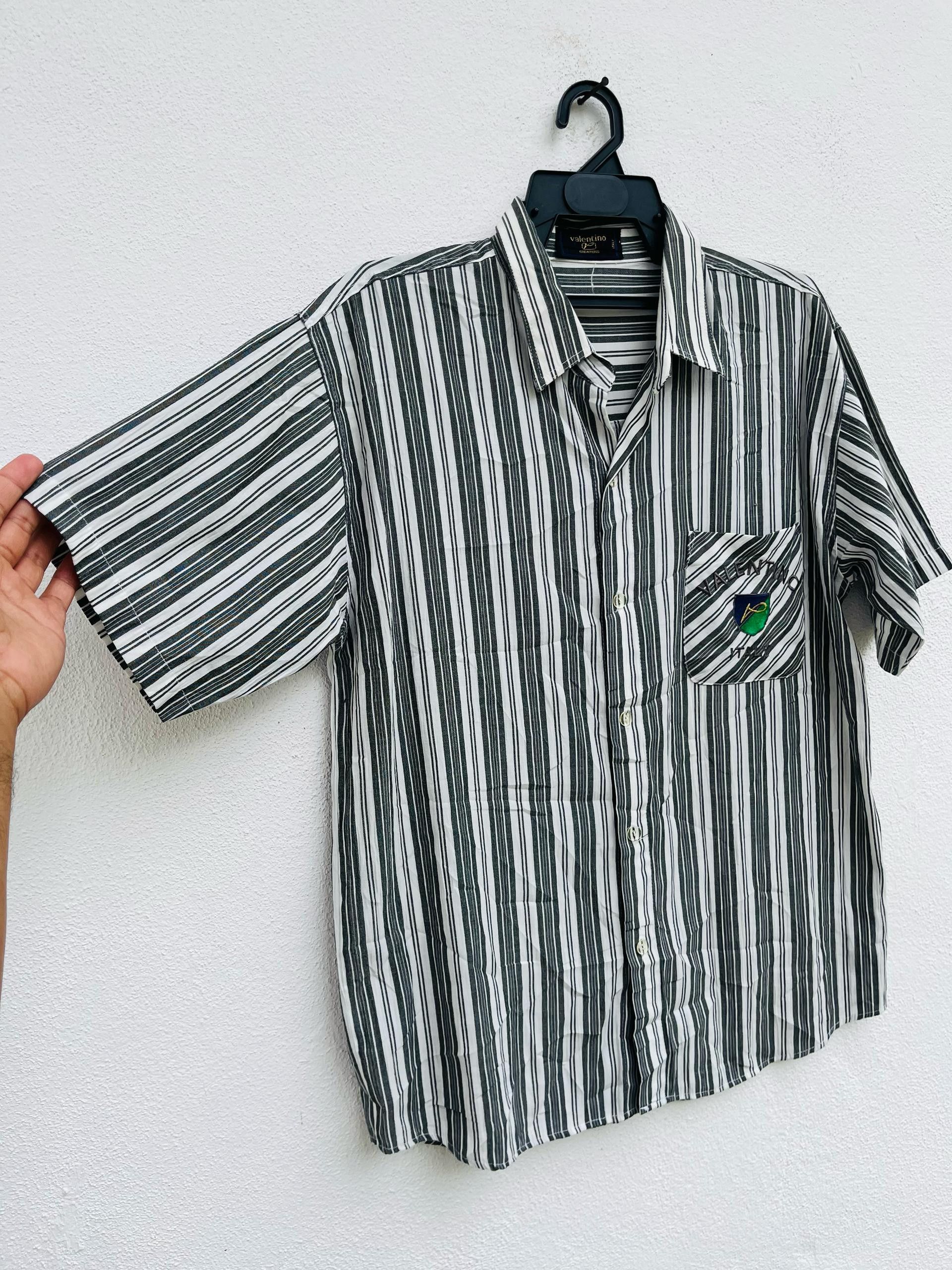 Valentino Vintage Valentino Striped Japanese Designer Fashion Style Size US L / EU 52-54 / 3 - 5 Thumbnail