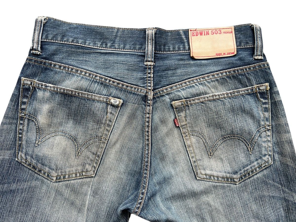 Edwin Vintage Edwin Distressed Denim Jeans 33x31 Size 33" - 7 Thumbnail