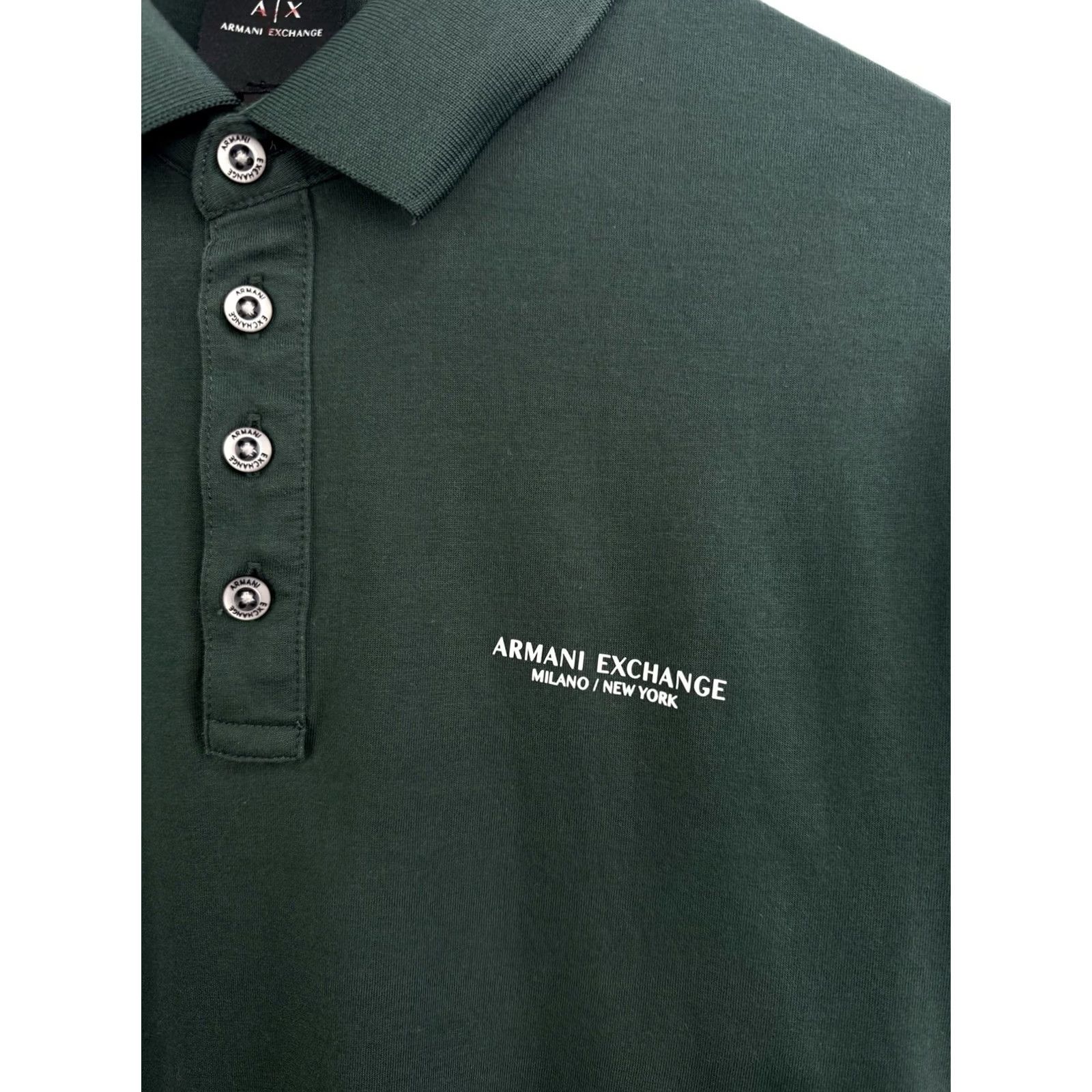 Armani Exchange Armani Exchange Polo T-Shirt Green M Men Milano New York Luxury Rare Shirt Size US M / EU 48-50 / 2 - 6 Thumbnail