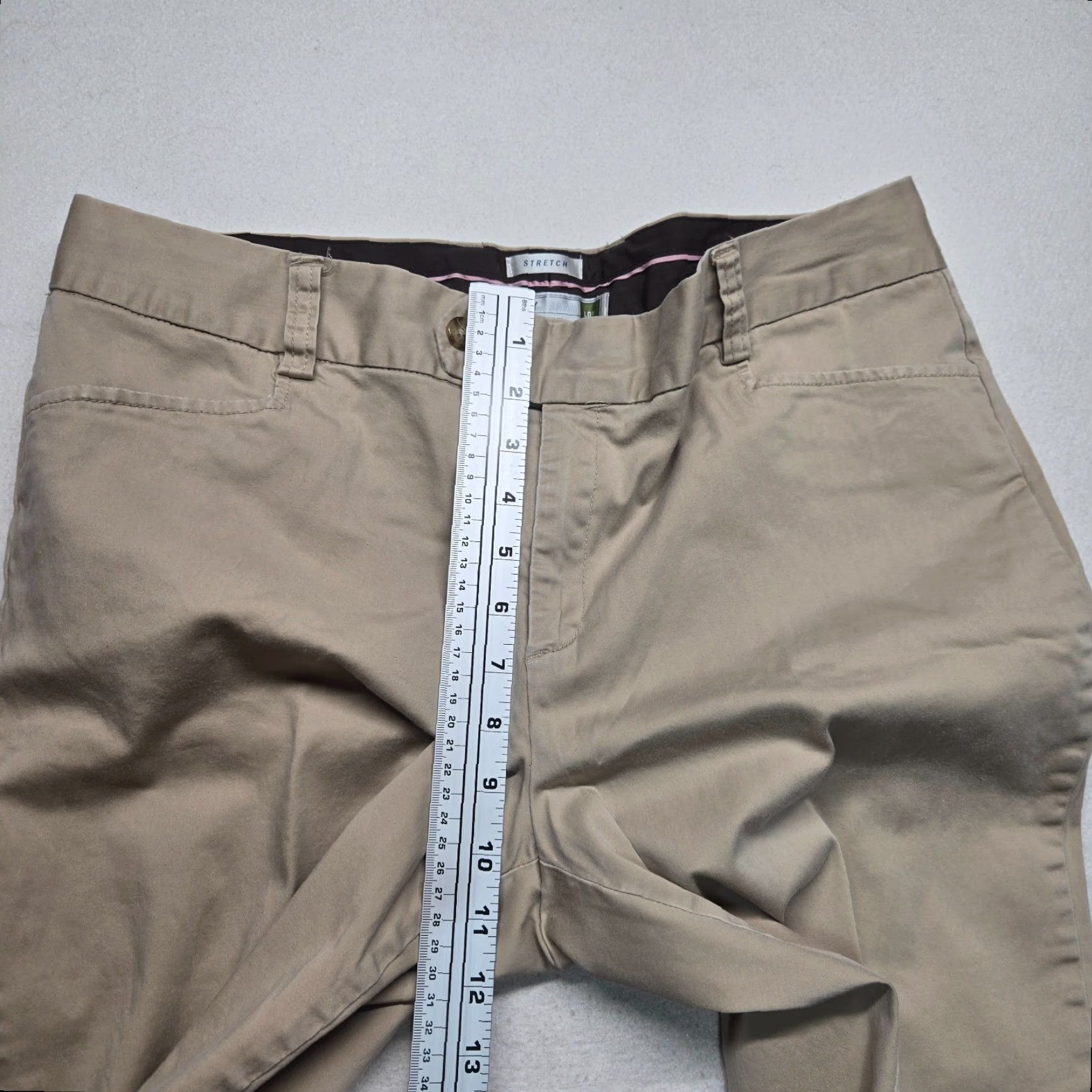 Old Navy Old Navy Dress Pants Women Adult 14 Stretch Brown Tan Low Rise Solid Statement: Dress Pants, Office, Casual Mens Womens Girls not applicable Size 36" / US 14 / IT 50 - 5 Thumbnail