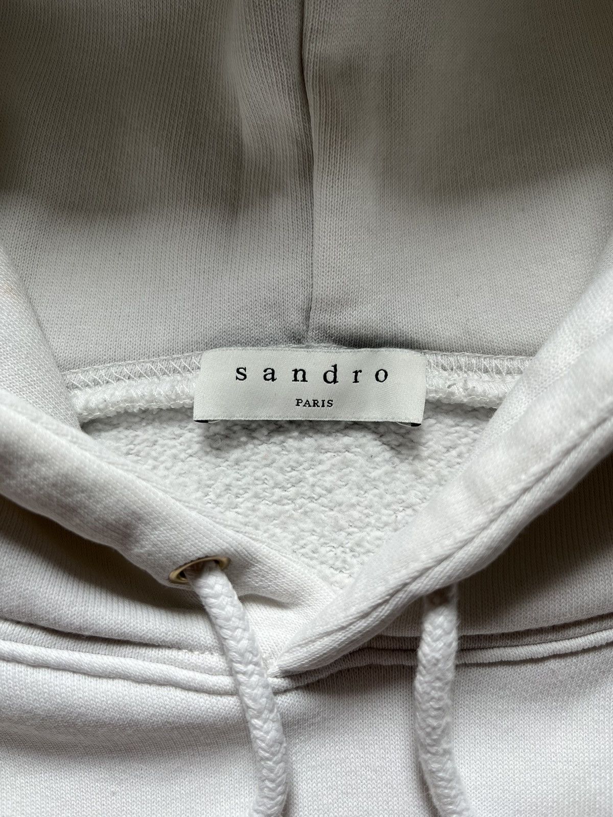 Sandro Vintage Sandro Baggy Hoodie World Lovers Plush Big Logo Y2K Size US S / EU 44-46 / 1 - 4 Thumbnail