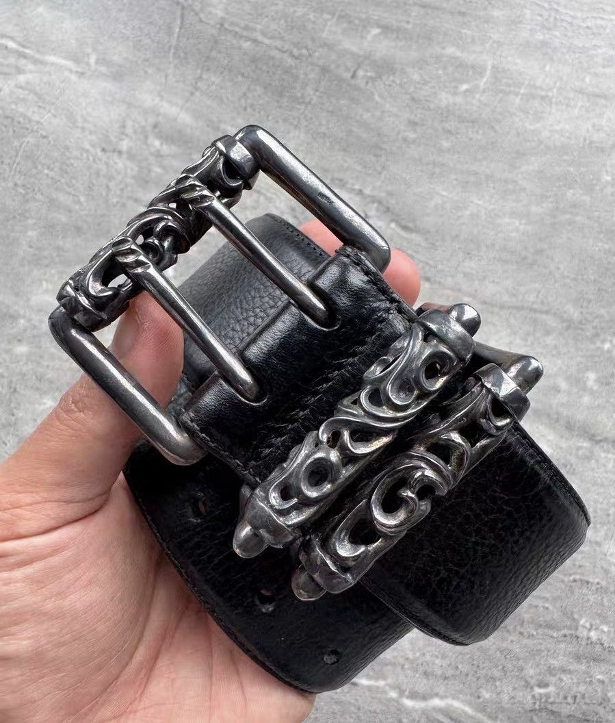 Chrome Hearts Chrome Hearts Large Wide Vine Carved Roller Belt Size ONE SIZE - 1 Thumbnail