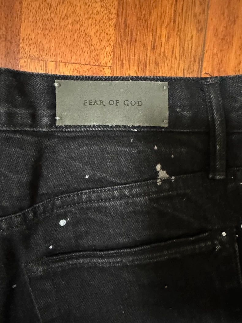 Fear of God Fear of God Splashed black jeans Size US 33 - 6 Thumbnail
