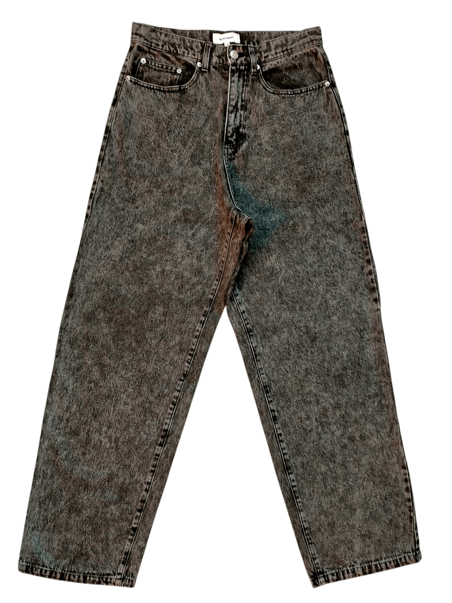 JNCO × Japanese Brand Mono Mart Japan Black Acidwash Baggy Jeans Size US 30 / EU 46 - 1 Thumbnail