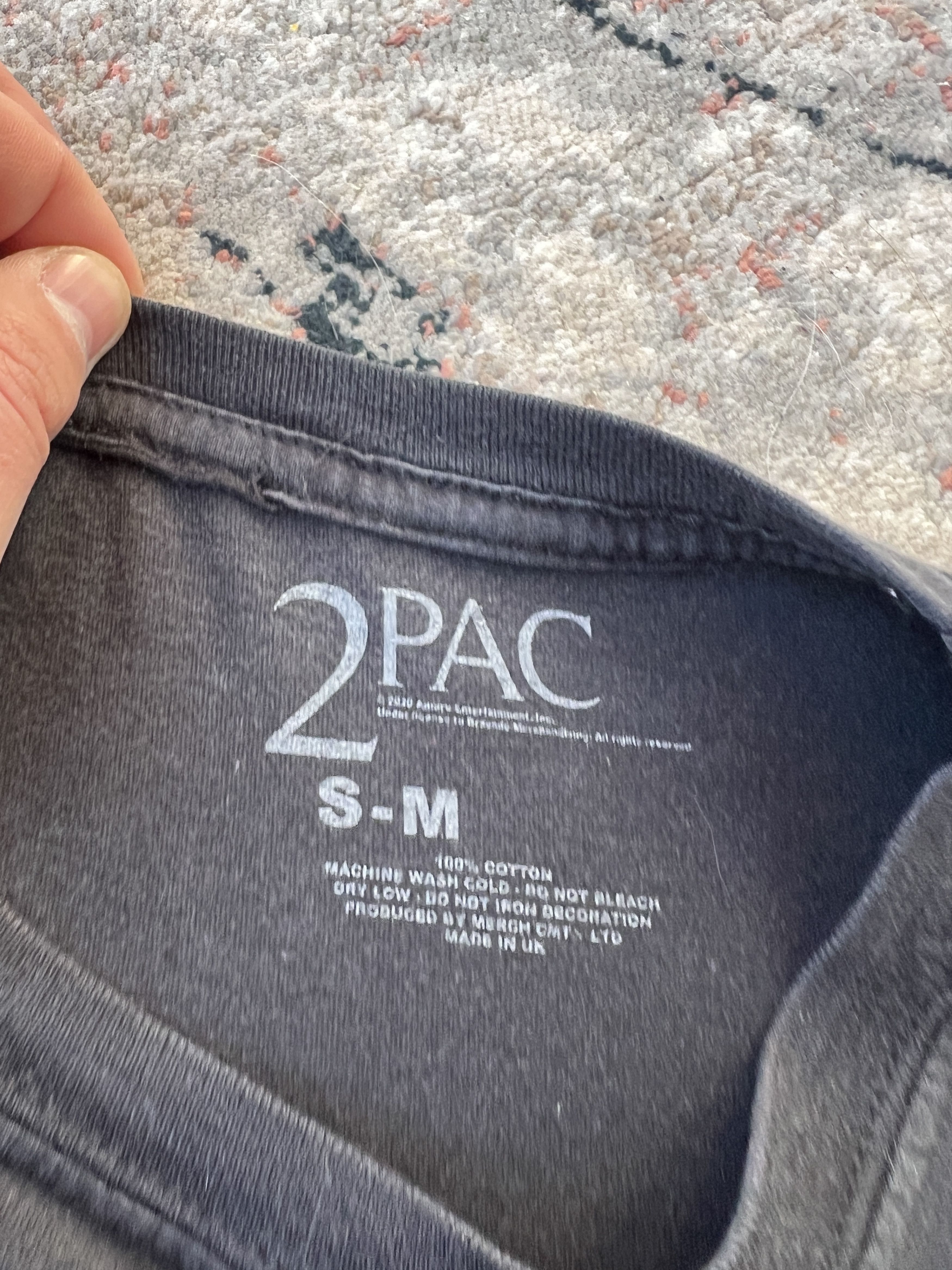Band Tees 2Pac Rap Tee Size US M / EU 48-50 / 2 - 2 Thumbnail