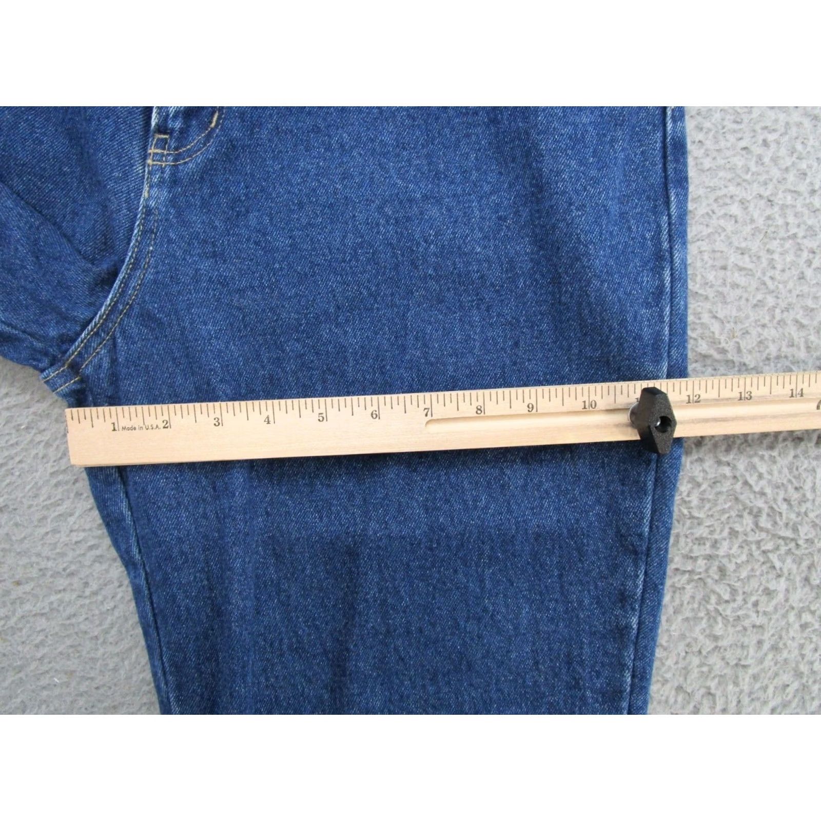 Vintage Vintage STO 90s Y2K Blue Denim Capri Jeans Women’s Size 10P Petite 100% Cotton STO Jeans Capri Women’s 90s Size 32" / US 10 / IT 46 - 7 Thumbnail