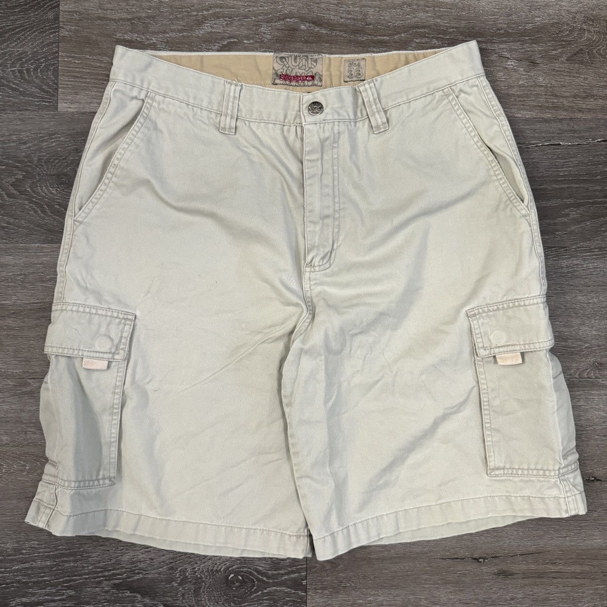 JNCO × Quiksilver × Vintage Vintage Y2K Quicksilver surfwear wide leg cargo shorts Size US 33 - 1 Thumbnail