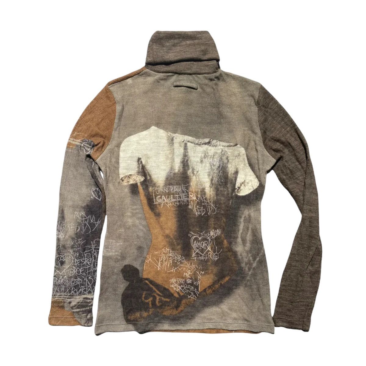 Jean Paul Gaultier SS1999 Venus De Milo turtleneck Size US M / EU 48-50 / 2 - 2 Thumbnail