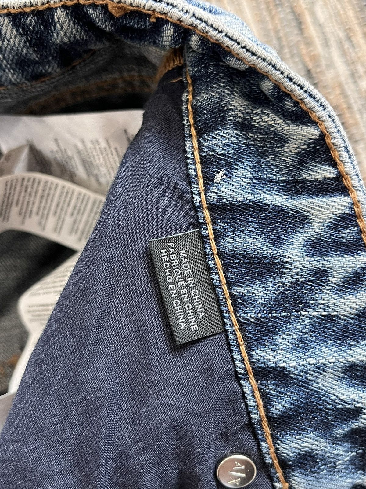 Armani Exchange × Vintage Armani Exchange skirt luxury distressed faded style Size 28" / US 6 / IT 42 - 17 Thumbnail