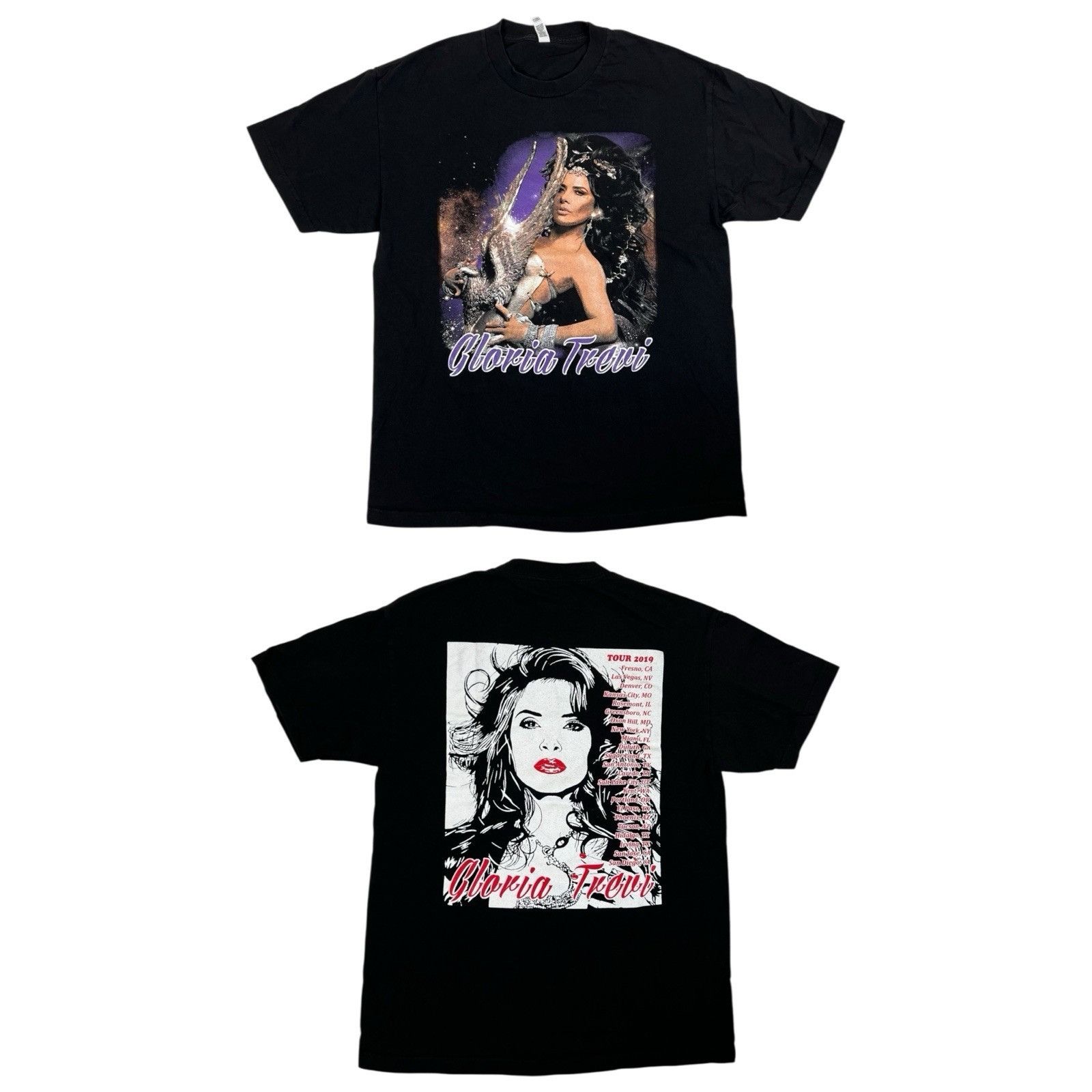 Other Gloria Trevi T-Shirt Size Large 2019 Tour Merch Retro Double Size US L / EU 52-54 / 3 - 1 Thumbnail