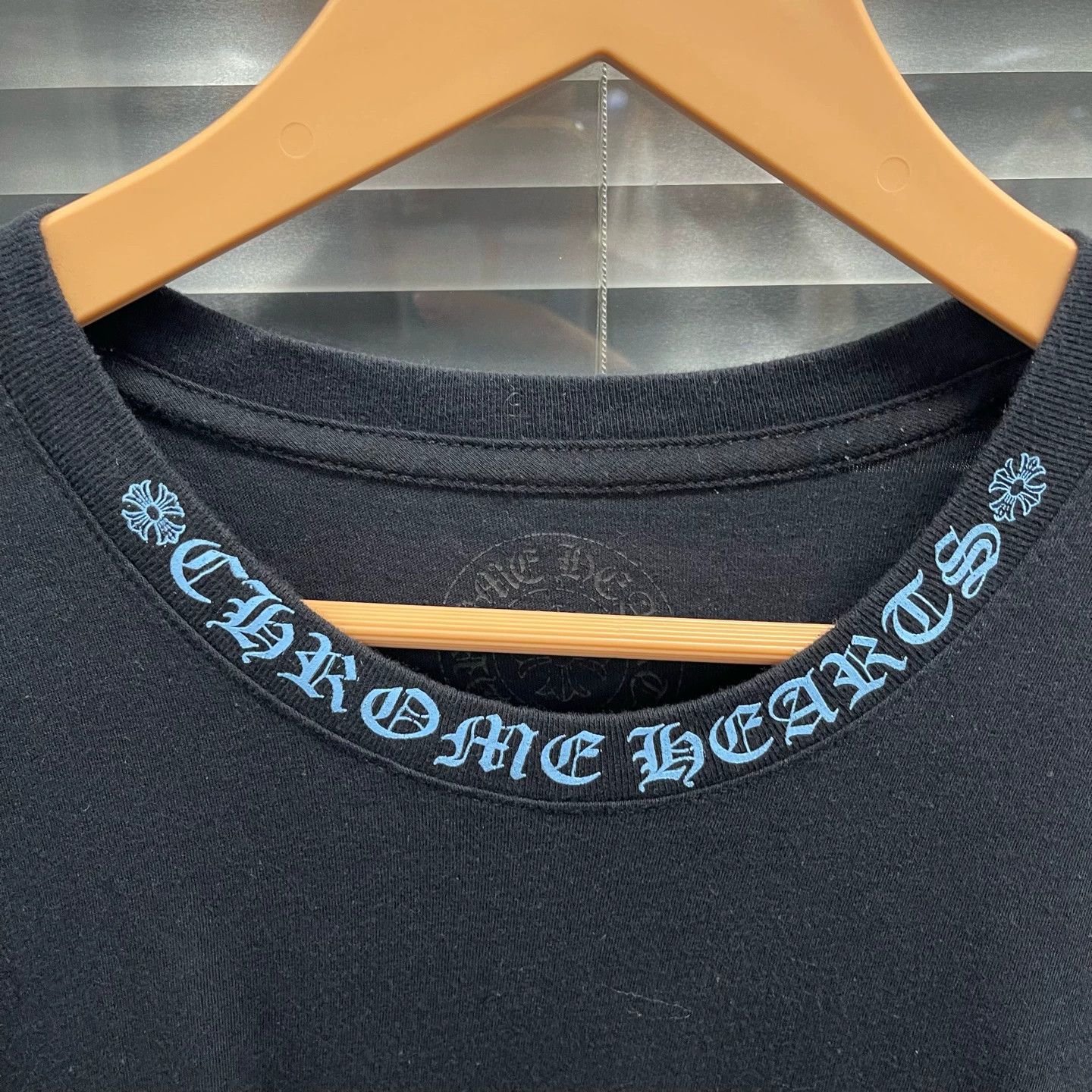 Chrome Hearts Chrome Hearts Black Side Blue Sanskrit T-shirt M Size US M / EU 48-50 / 2 - 5 Thumbnail