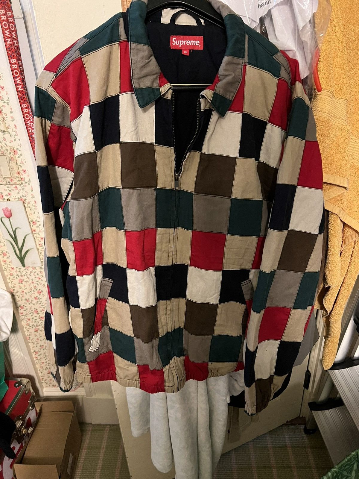 Supreme Supreme Patchwork Jacket Multi SS19 Size US XL / EU 56 / 4 - 9 Thumbnail