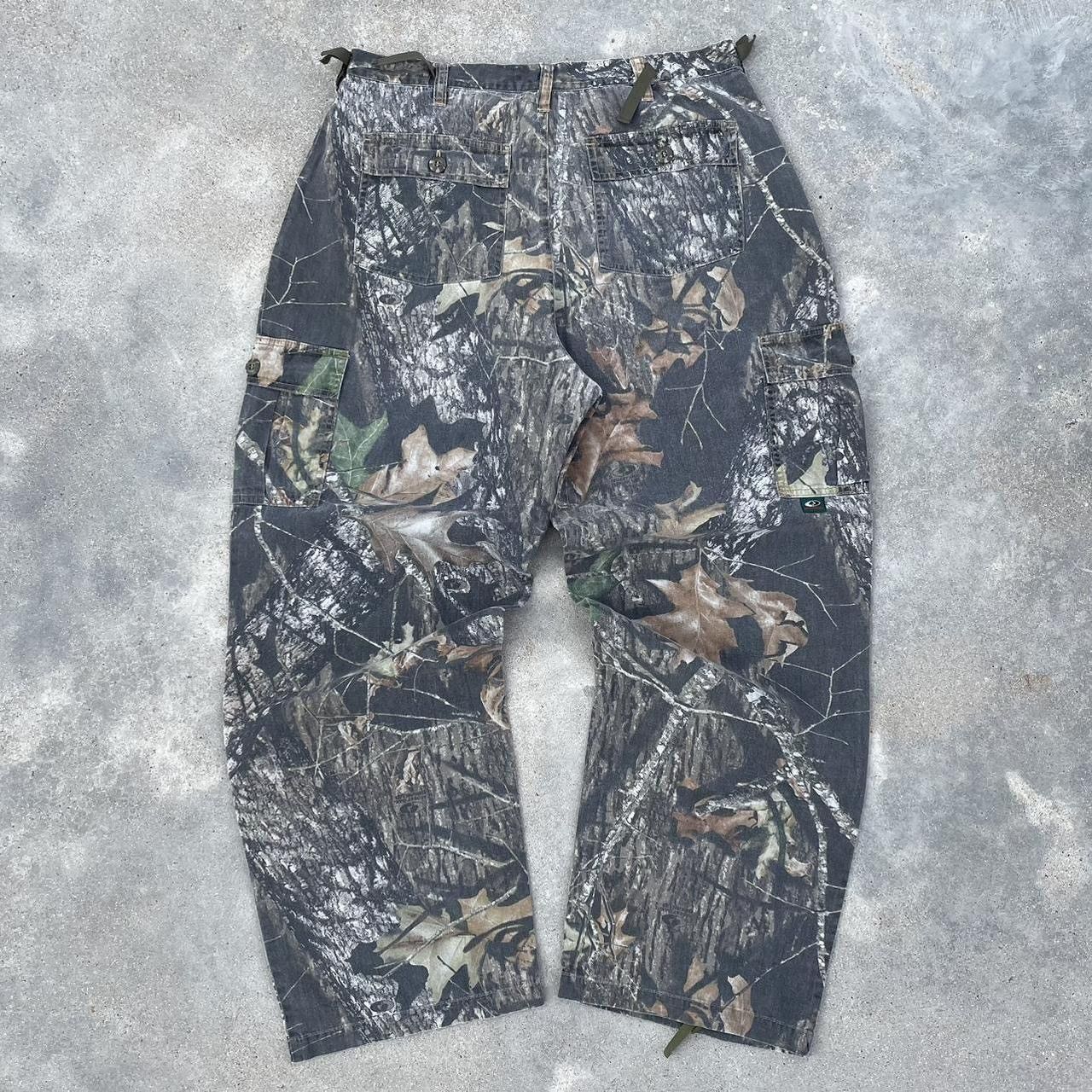 Japanese Brand × Vintage Crazy vintage essential 90s baggy faded camo pants Size US 36 / EU 52 - 5 Thumbnail