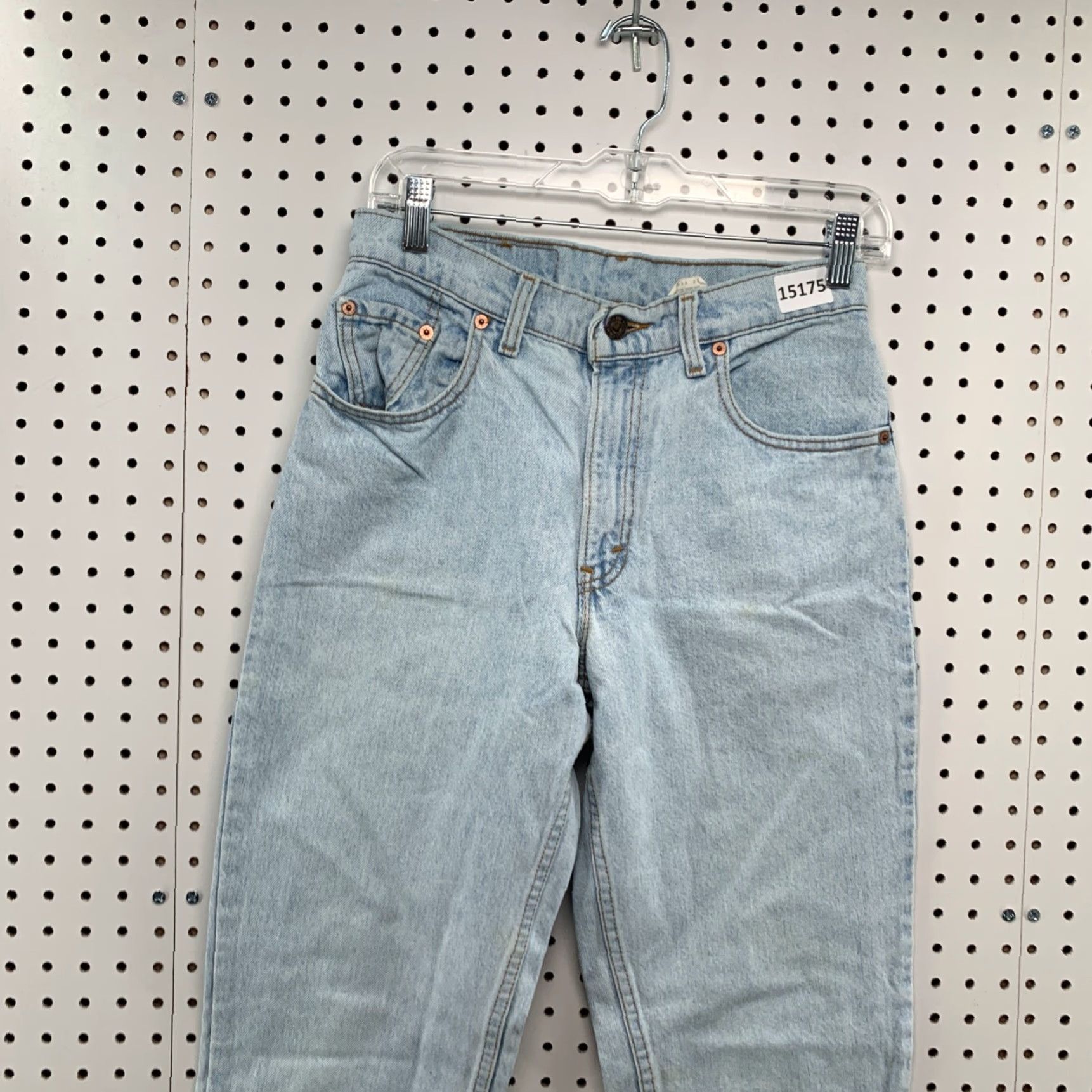 Levi's VTG Levi's USA Jeans Tapered Mom Denim 28x29 Women 9 Light Blue 17550-0233 USA 90s Mens Womens Boys Girls Size 30" / US 8 / IT 44 - 2 Thumbnail