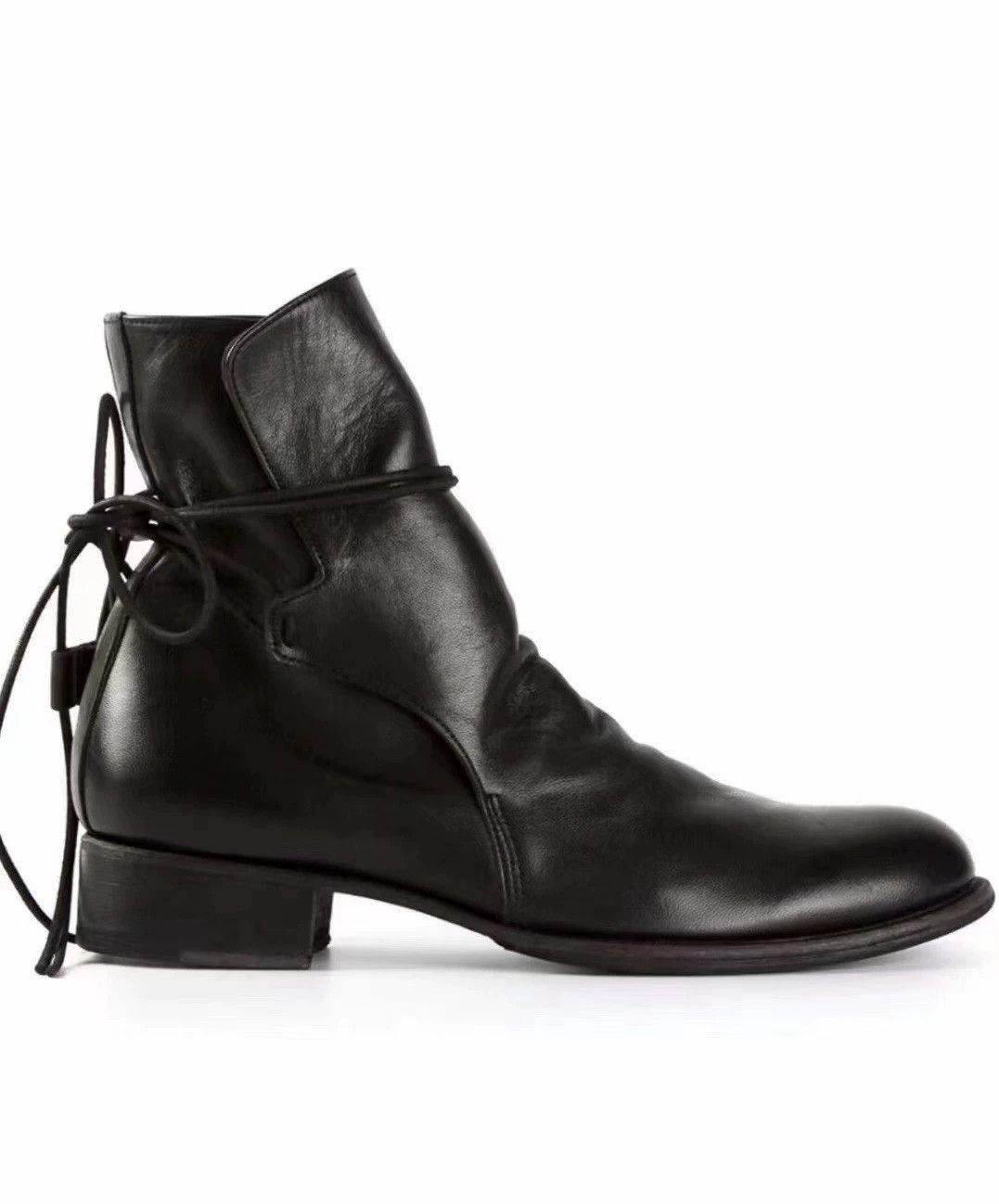 Yohji Yamamoto Yohji Yamamoto Calfskin Lace-up Boots 36/36.5 Size US 5.5 / IT 35.5 - 3 Thumbnail