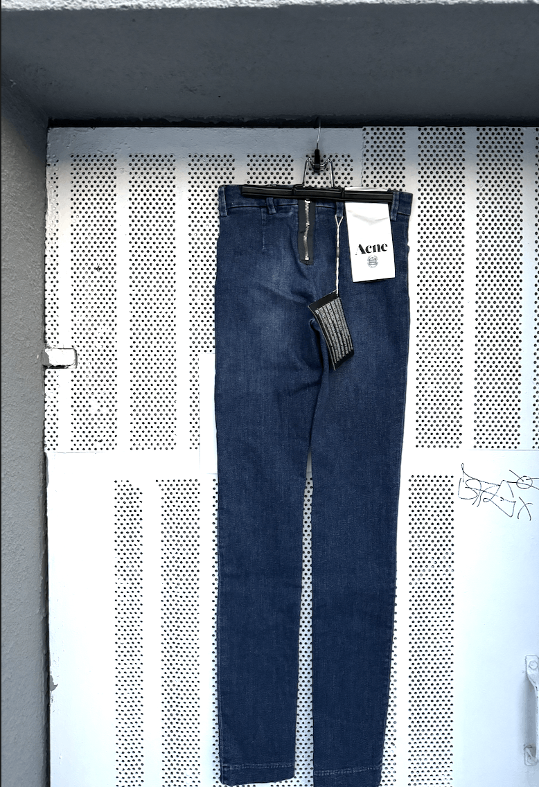 Acne Studios × Japanese Brand ACNE STUDIOS New Women Skin Used Blue Skinny Slim Fit Size 25" / US 0 / IT 36 - 2 Thumbnail