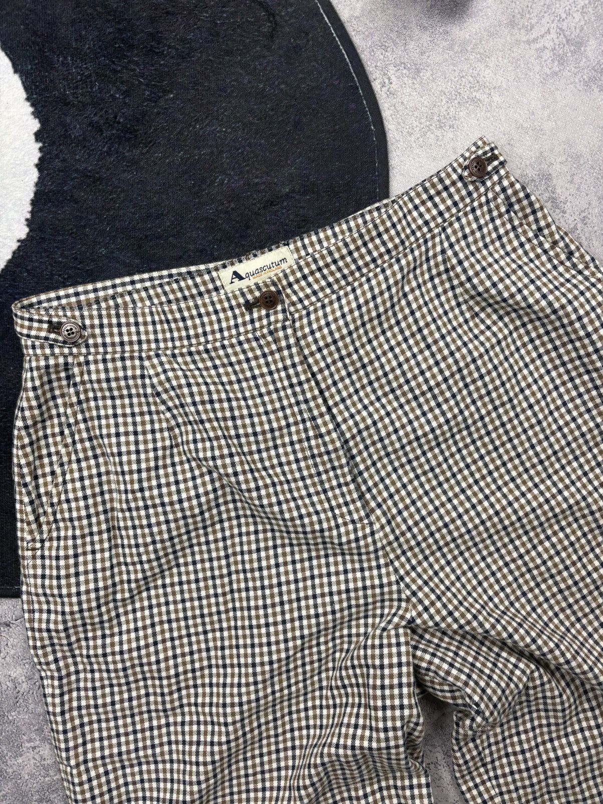 Aquascutum AQUASCUTUM Vintage Hype Checkered Streetwear Casual Rare Size 34" / US 12 / IT 48 - 4 Thumbnail
