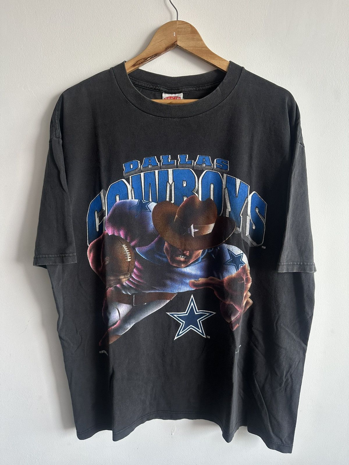 NFL × Vintage Vintage 90’s Dallas Cowboys NFL USA Sport Tshirt Size US XL / EU 56 / 4 - 1 Thumbnail