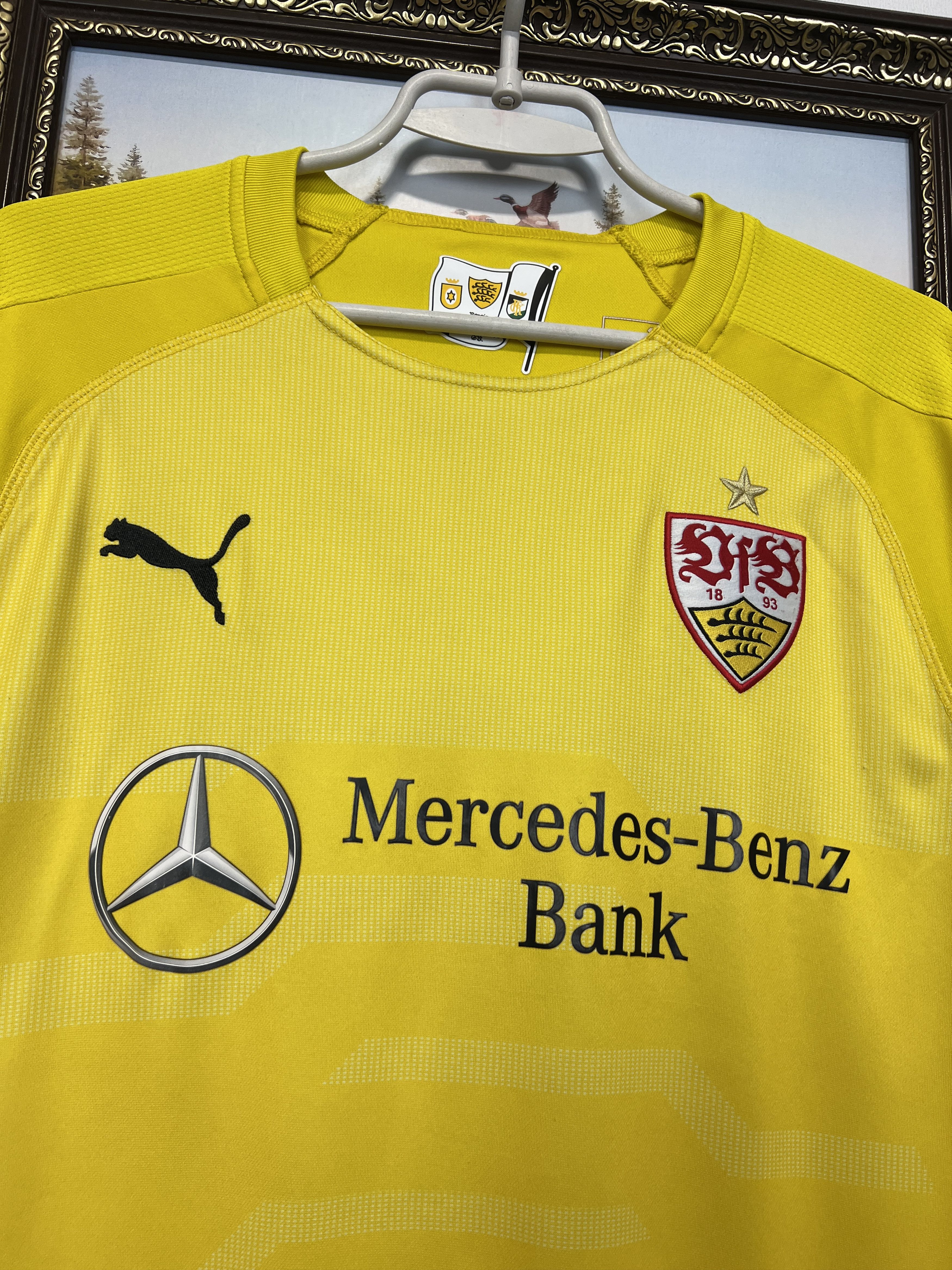 Puma VfB Stuttgart Goalkeeper Football Shirt Soccer Jersey Trikot Size US L / EU 52-54 / 3 - 3 Thumbnail