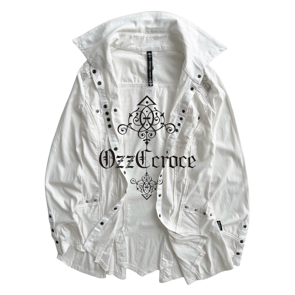 Japanese Brand × Le Grande Bleu (L.G.B.) OZZ FASHION GOTHIC SHIRT Size M / US 6-8 / IT 42-44 - 13 Thumbnail