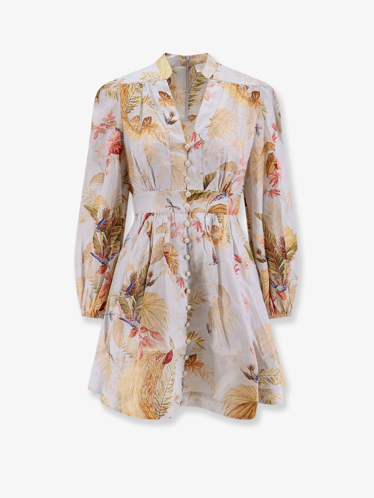 Zimmermann RHIANNON LINEN SHORT PLAYSUIT | Grailed