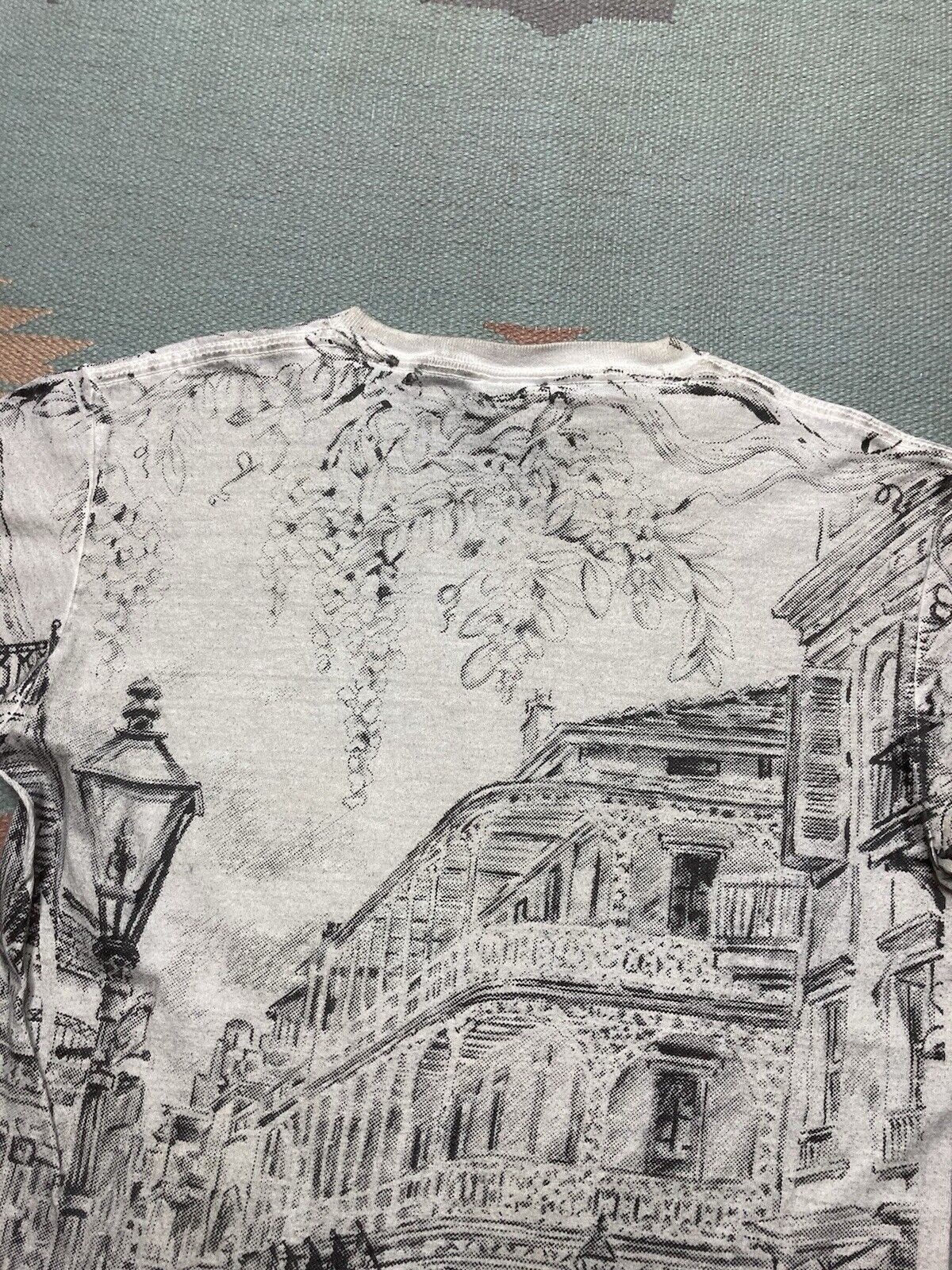 Gildan × Vintage VTG t shirt New Orleans all over print AOP cotton downtown S Size US S / EU 44-46 / 1 - 9 Thumbnail