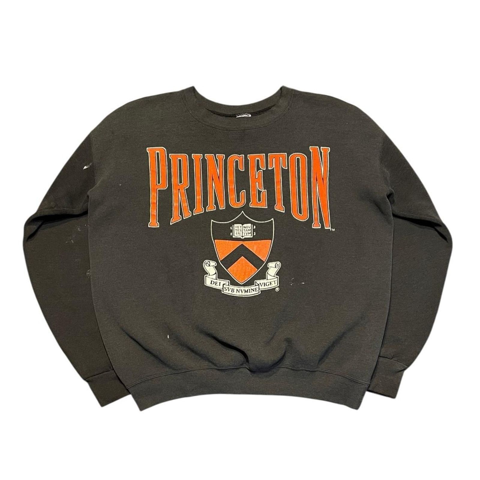 Vintage VTG 90s USA Princeton University crewneck sweatshirt Size XL Size US XL / EU 56 / 4 - 1 Thumbnail