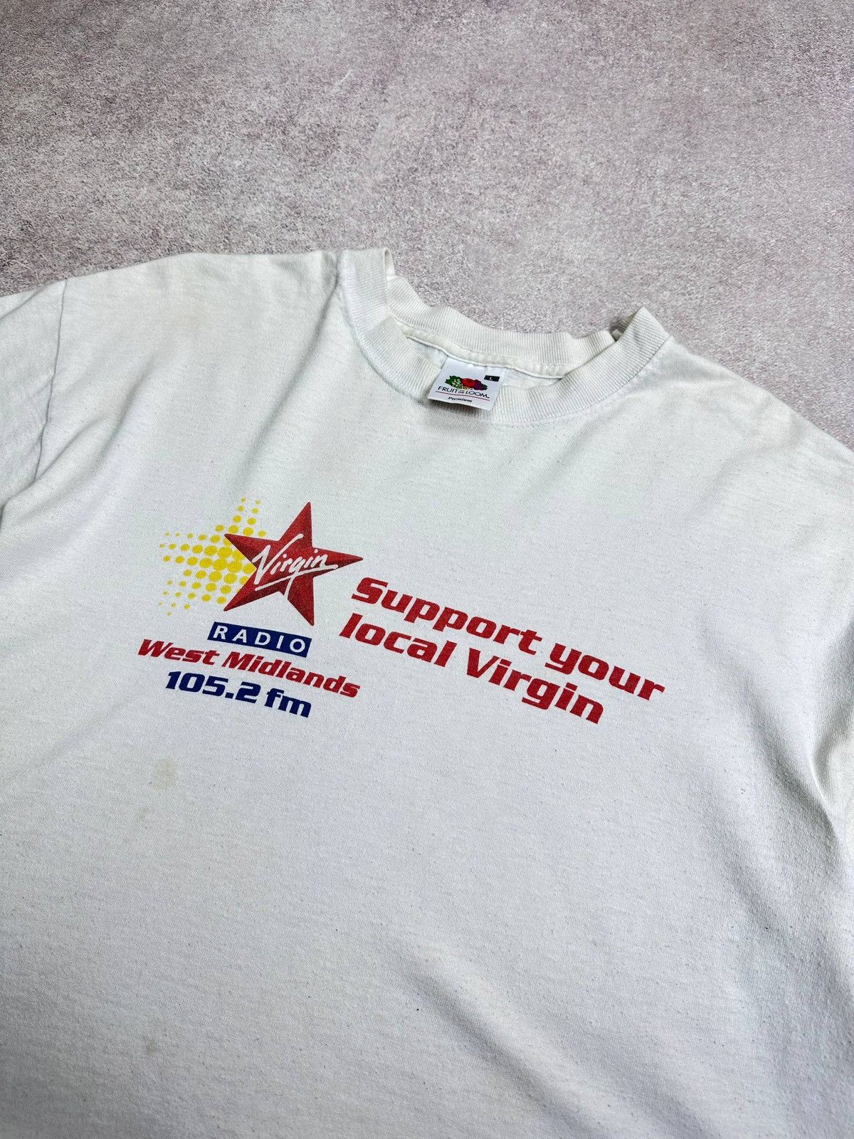 Vintage Vintage Support Your Local Virgin Humor Y2K T-shirt L Size US L / EU 52-54 / 3 - 3 Thumbnail