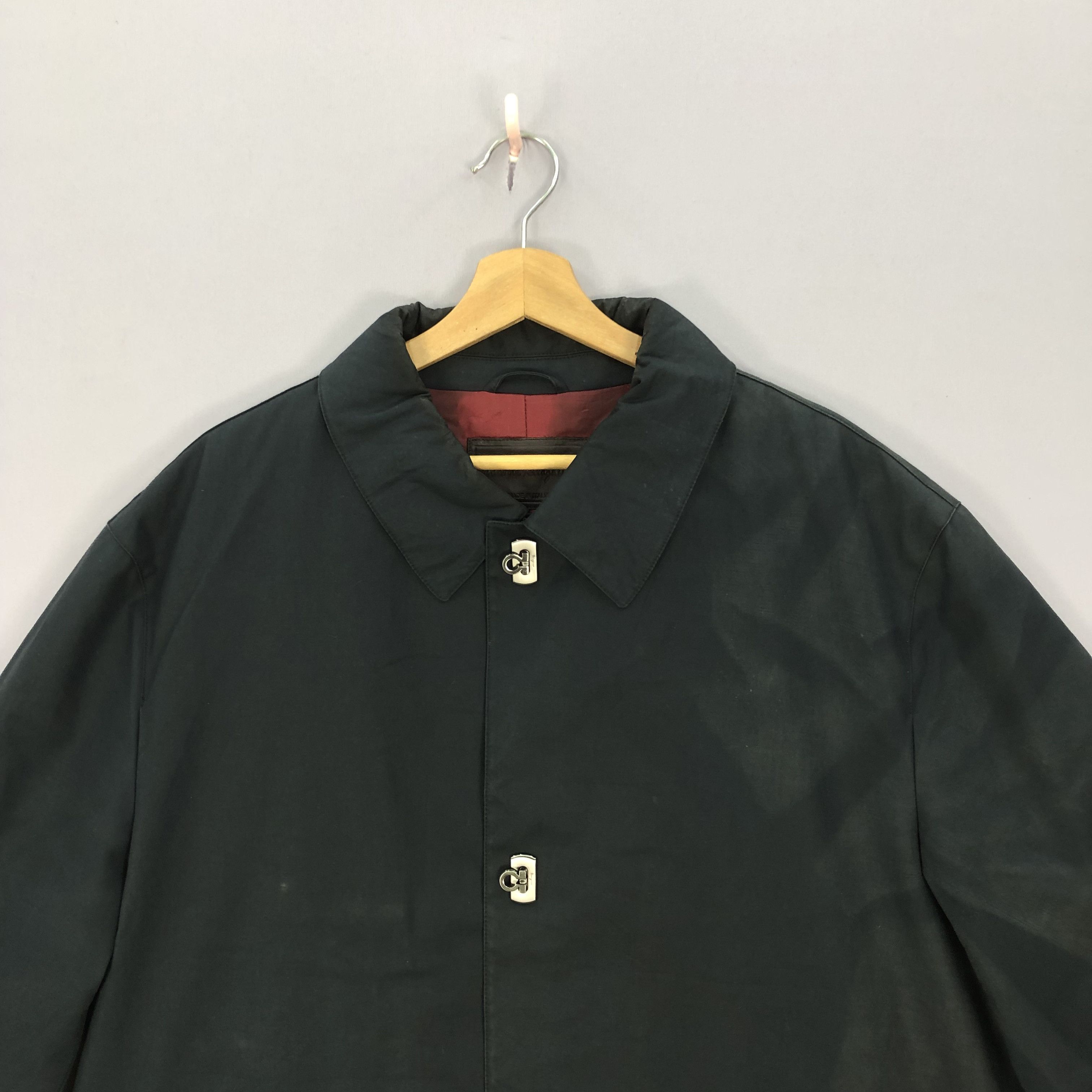 Salvatore Ferragamo × Vintage Vintage 90s Salvatore Ferragamo Long Coat Jackets Size US L / EU 52-54 / 3 - 5 Thumbnail