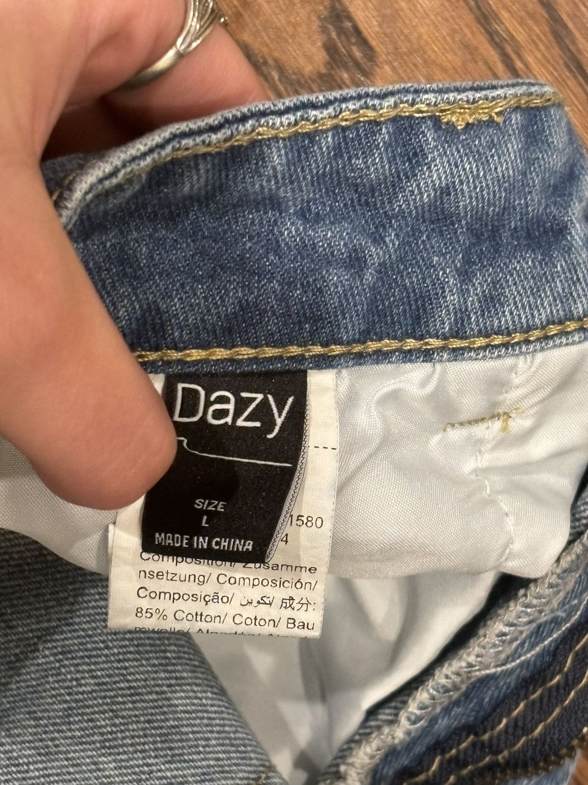 Other Baggy Low Rise Jeans Size 28" / US 6 / IT 42 - 3 Thumbnail