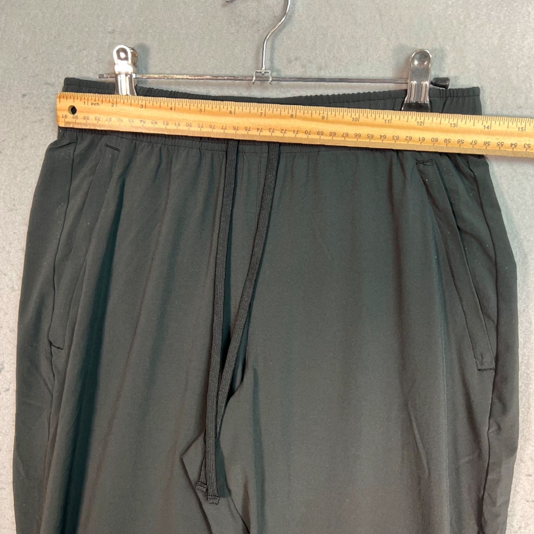 Girlfriend Collective GIRLFRIEND COLLECTIVE Black Joggers Women's XS Athletic Pants Drawstring Tapered Activewear Size 26" / US 2 / IT 38 - 4 Thumbnail