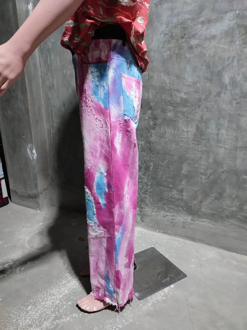Other Unbrand Nice Design Colourfull Art Pants Size US 33 - 12 Thumbnail