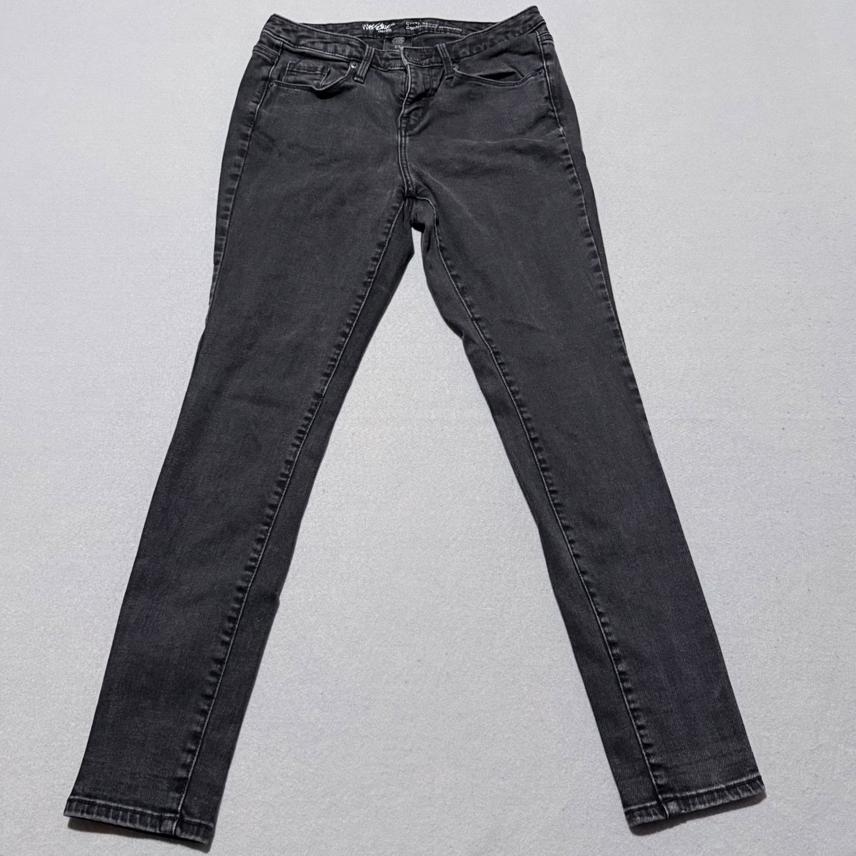 Mossimo Mossimo Jeans Women Black 2S Slim Skinny Power Stretch Curvy 5-Pocket Denim X-Special Size 26" / US 2 / IT 38 - 2 Thumbnail