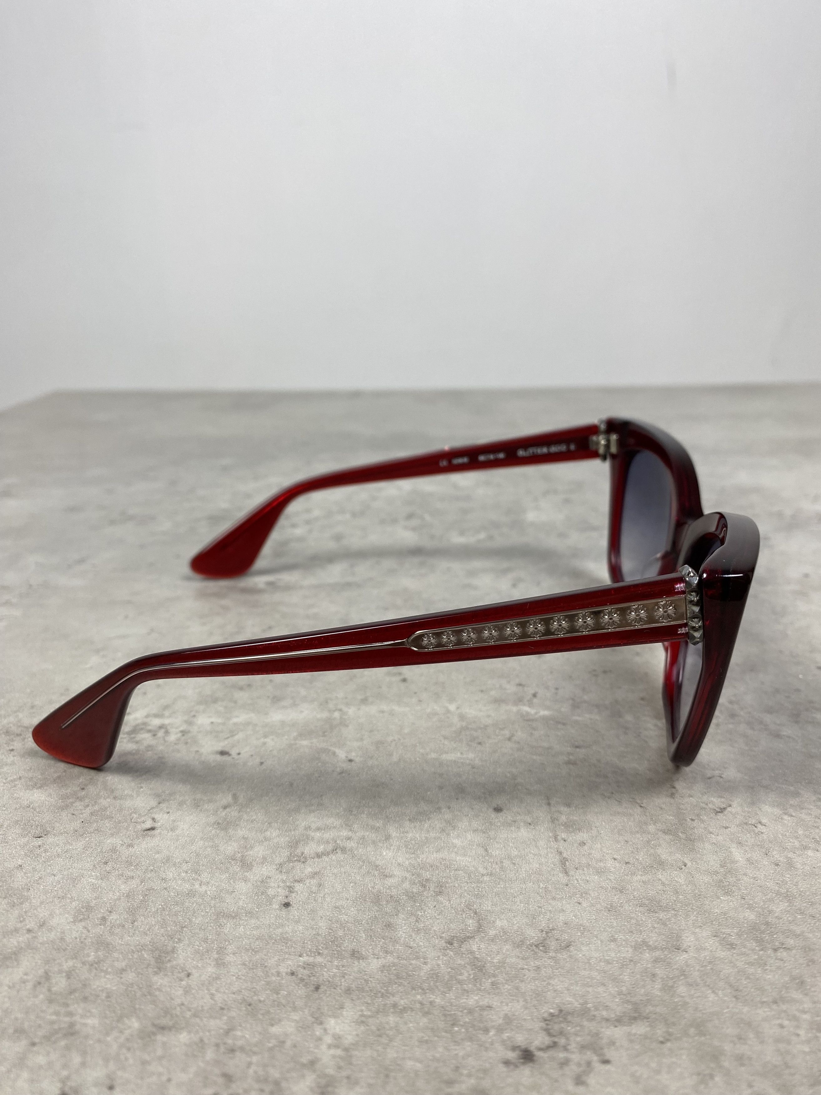 Chrome Hearts Chrome Hearts GLITTER GOO II RCRYS Sunglasses Red Size ONE SIZE - 3 Thumbnail