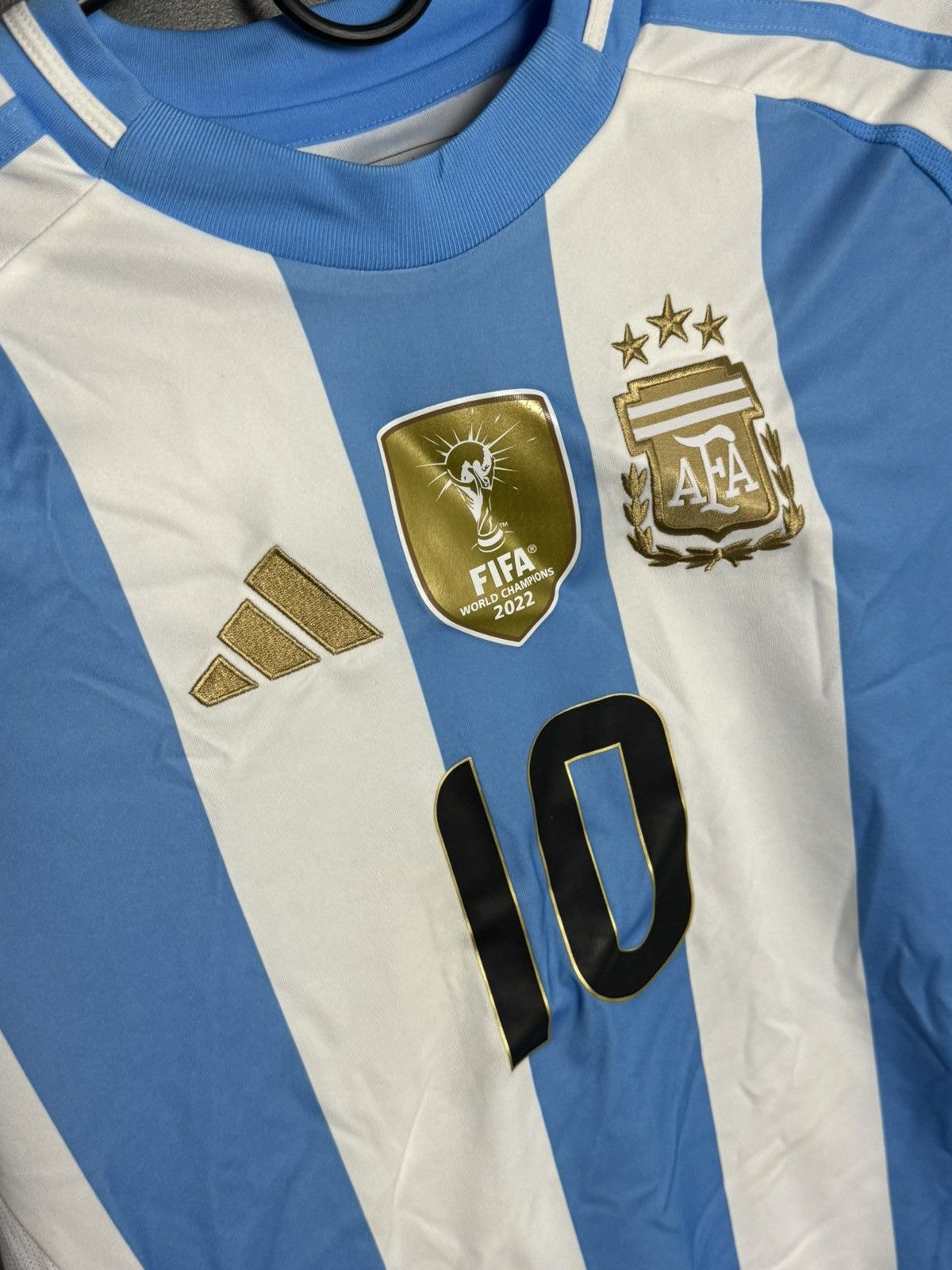 Adidas KIDS Argentina 2024 Home Messi Football Jersey T-Shirt Size US XS / EU 42 / 0 - 4 Thumbnail