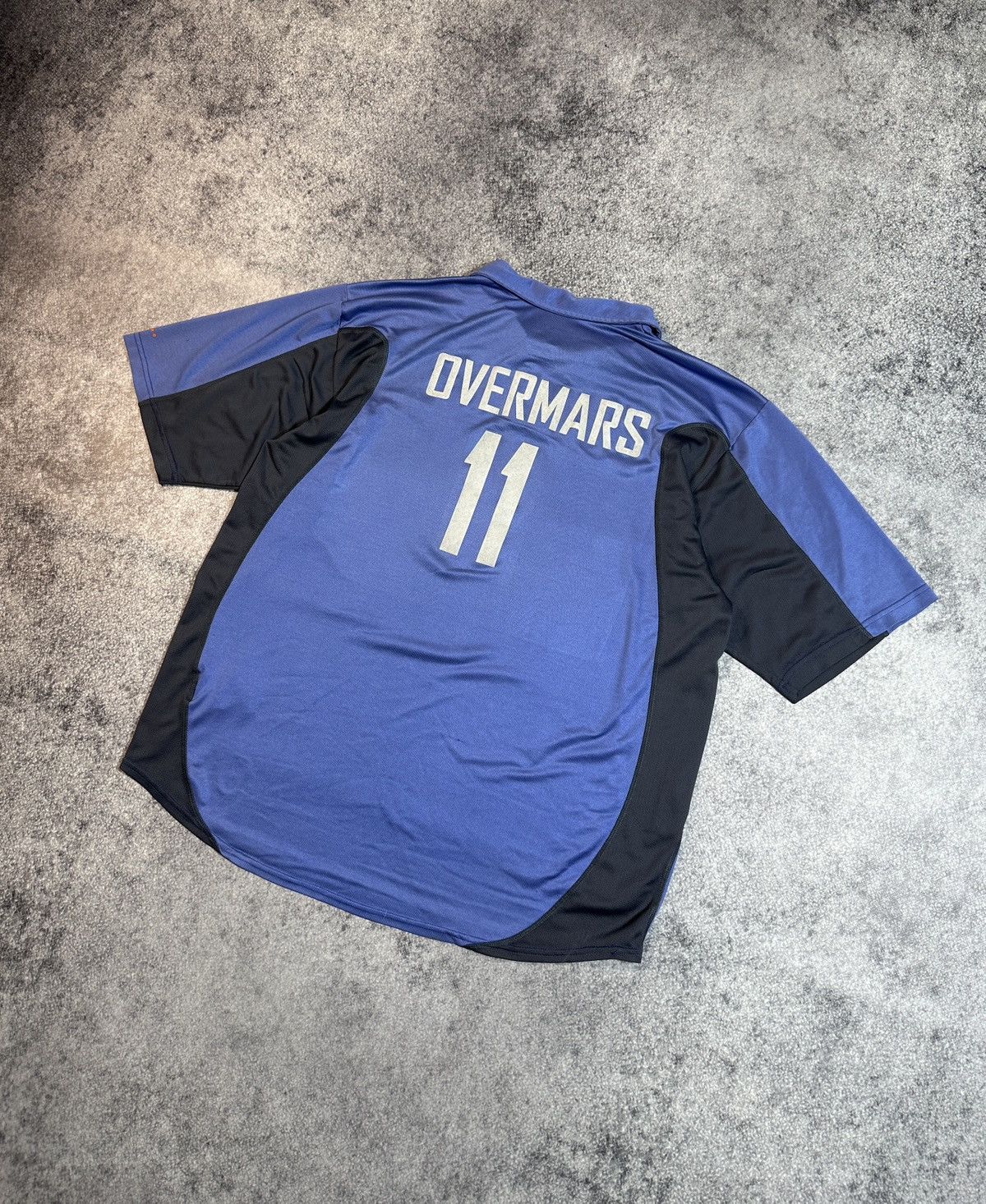 Nike × Vintage Vintage Nike Netherlands 11 Overmars Soccer Jersey Blokecore Size US XL / EU 56 / 4 - 1 Thumbnail