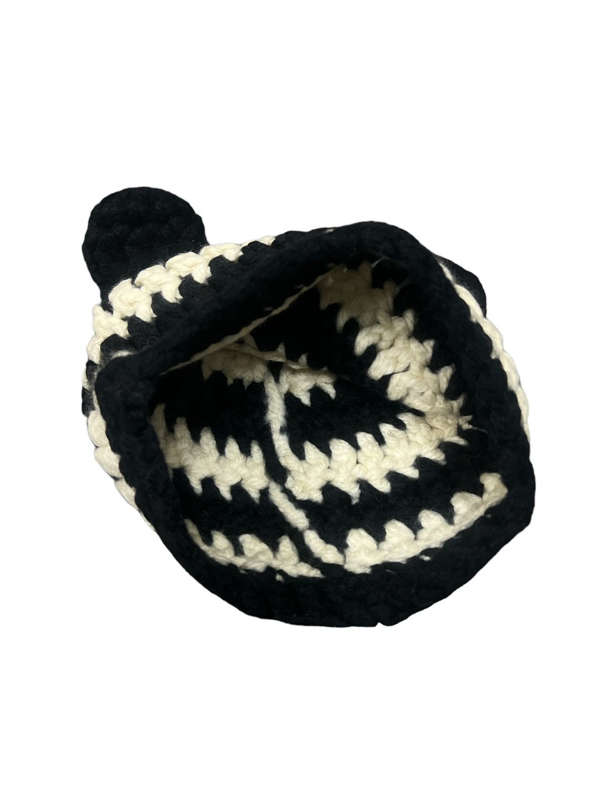 Vintage EAGLE HORN GRUNGE STRIPE BEANIE HAT Size ONE SIZE - 5 Thumbnail