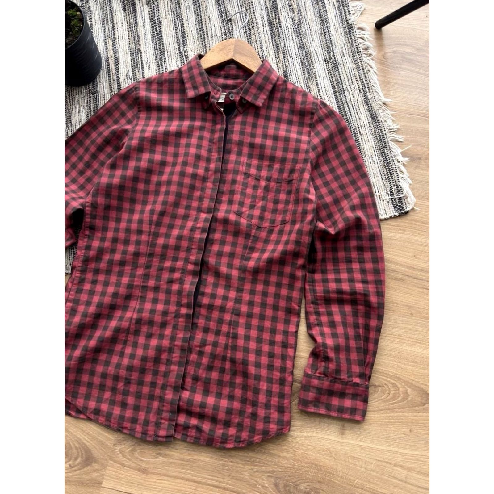 Golden Goose GOLDEN GOOSE DELUXE VENEZIA SHIRT Woomen Long Sleeve Button Up Luxury Red S Size S / US 4 / IT 40 - 5 Thumbnail