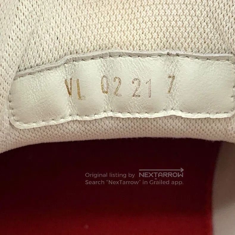 Louis Vuitton Louis Vuitton Trainer Red logo Embossed Lace Up Casual Fla Size US 7 / EU 40 - 6 Thumbnail