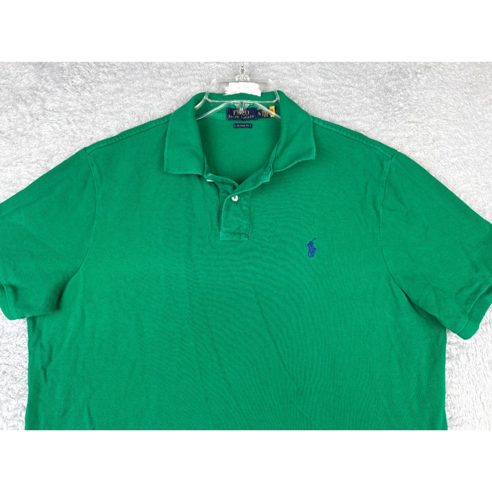 Ralph Lauren Ralph Lauren Polo Shirt Men's XL Green Classic Fit 100% Cotton Short Sleeve Activewear Golf Sports Size US XL / EU 56 / 4 - 4 Thumbnail