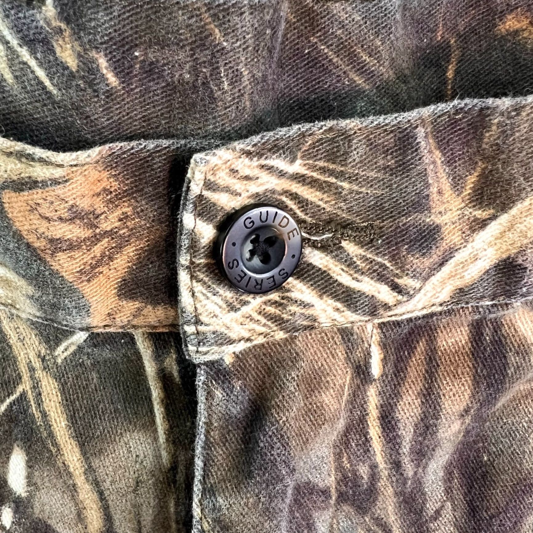 Vintage Guide Series Advantage Camo Cargo Pants Mens M 34 X 31 Green Tactical Cargo Pocket Jeans/Canvas Straight Mens 34x31 Size US 31 - 6 Thumbnail