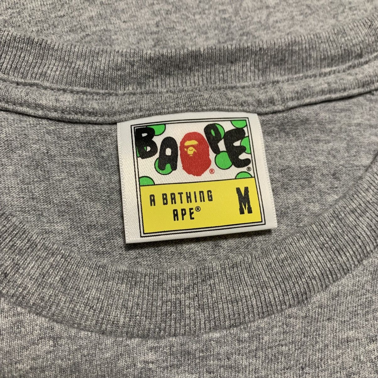 Bape Bape Medium Archive Multi Logo Grey Tee A Bathing Ape 2022 Size US M / EU 48-50 / 2 - 5 Thumbnail