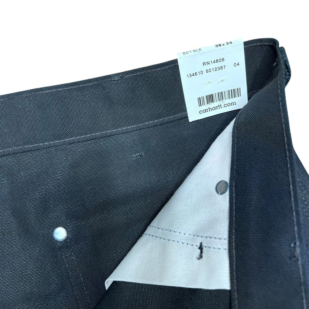 Carhartt Vintage Carhartt B01 BLK Double Knee Black Carpenter Pants Size US 38 / EU 54 - 5 Thumbnail