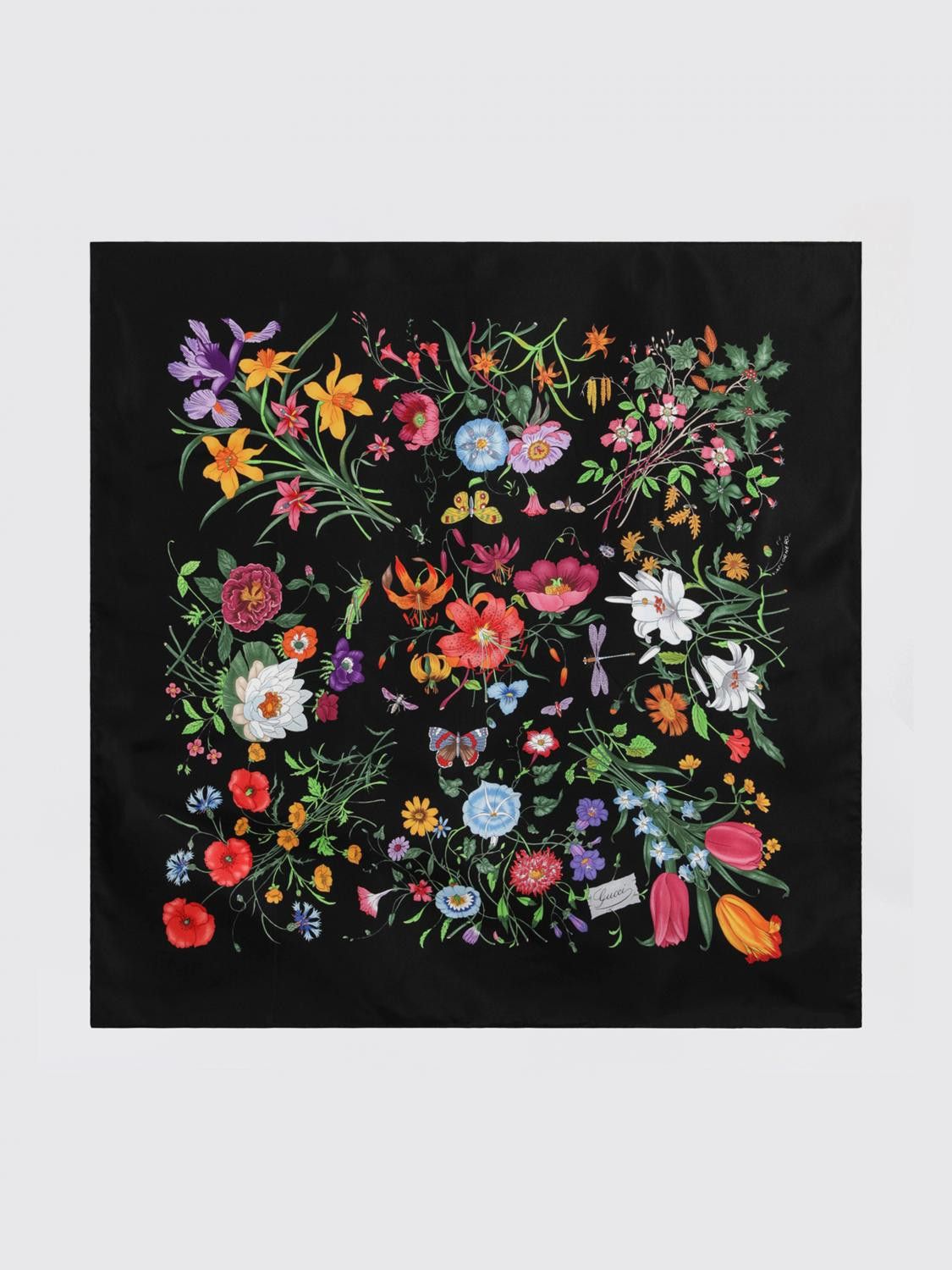 Gucci Gucci Neck Scarf Woman Black Size ONE SIZE - 1 Thumbnail