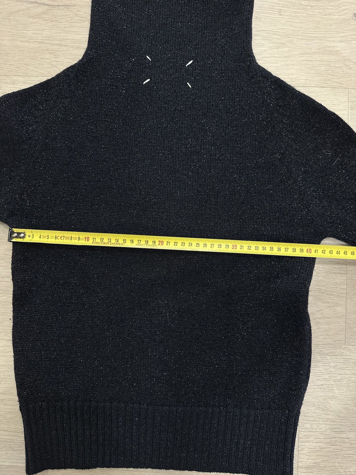 Maison Margiela 1999 fall lurex navy sweater Size M / US 6-8 / IT 42-44 - 8 Thumbnail