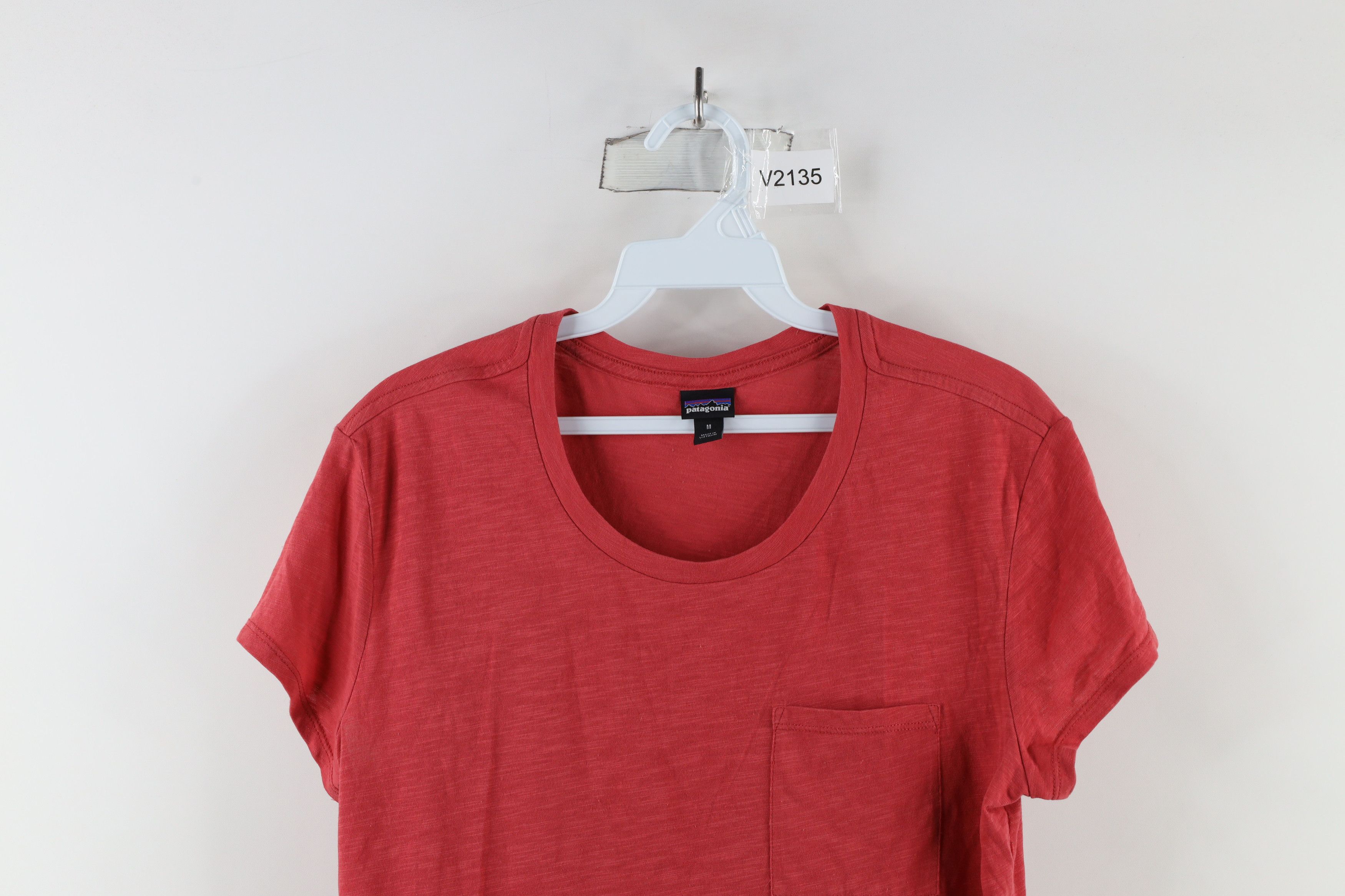 Patagonia × Vintage Patagonia Out Blank Short Sleeve Jersey Knit Pocket T-Shirt Size M / US 6-8 / IT 42-44 - 2 Thumbnail