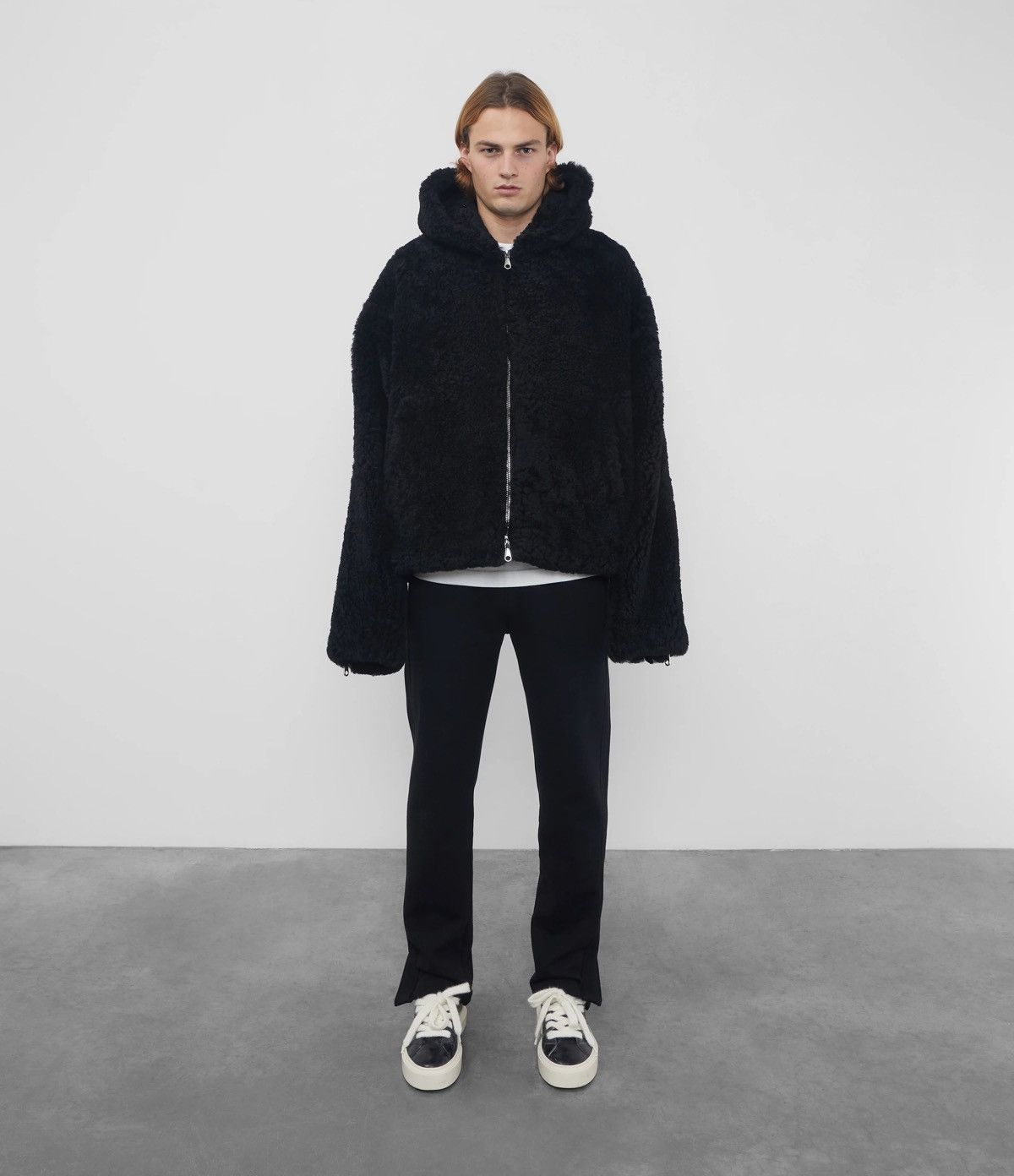 Cole Buxton Shearling Zip Hoodie Size US L / EU 52-54 / 3 - 6 Thumbnail