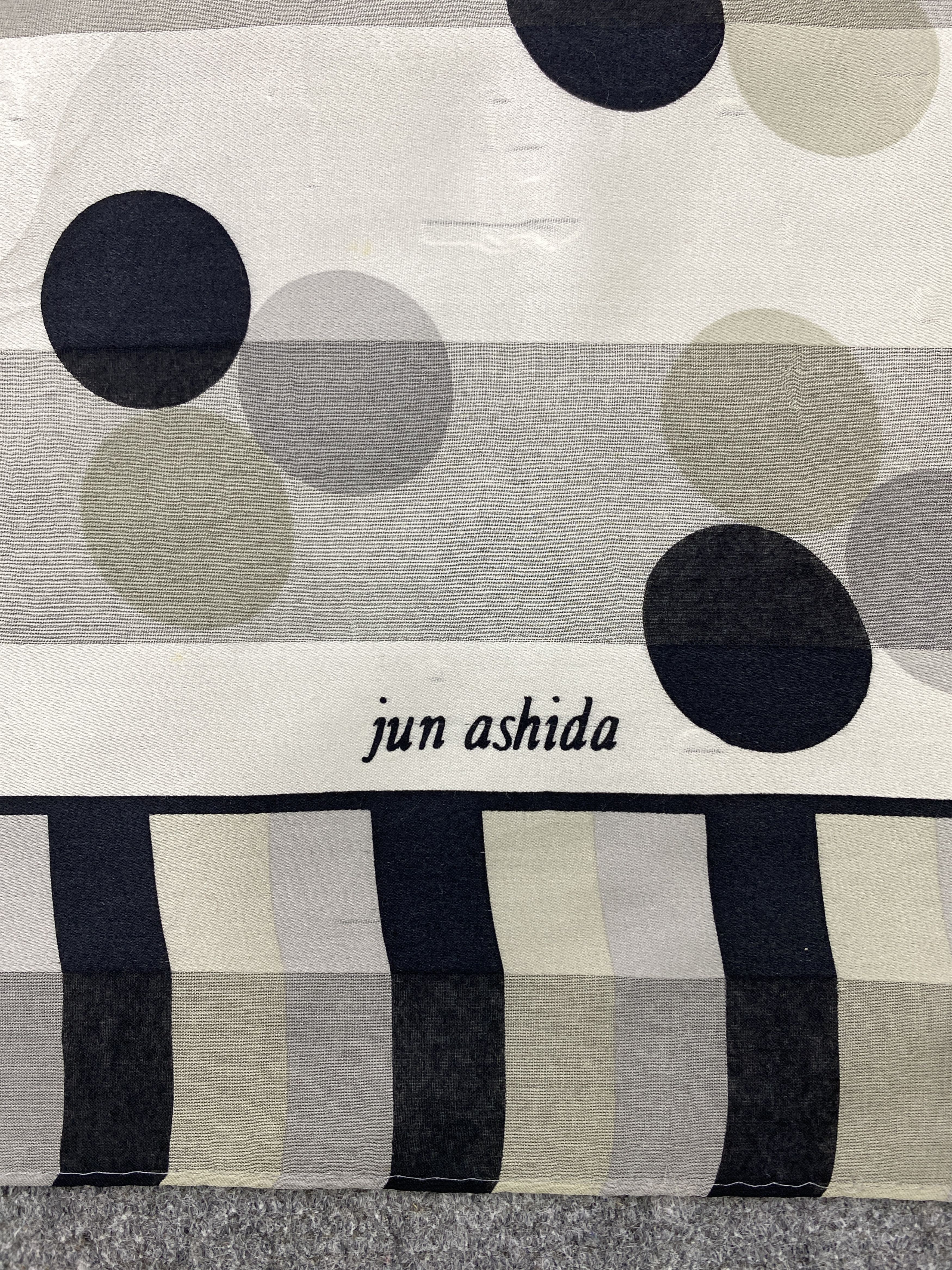 Japanese Brand Vintage Japanese Brand Jun Ashida Silk Scarf SN0167 Size ONE SIZE - 4 Thumbnail
