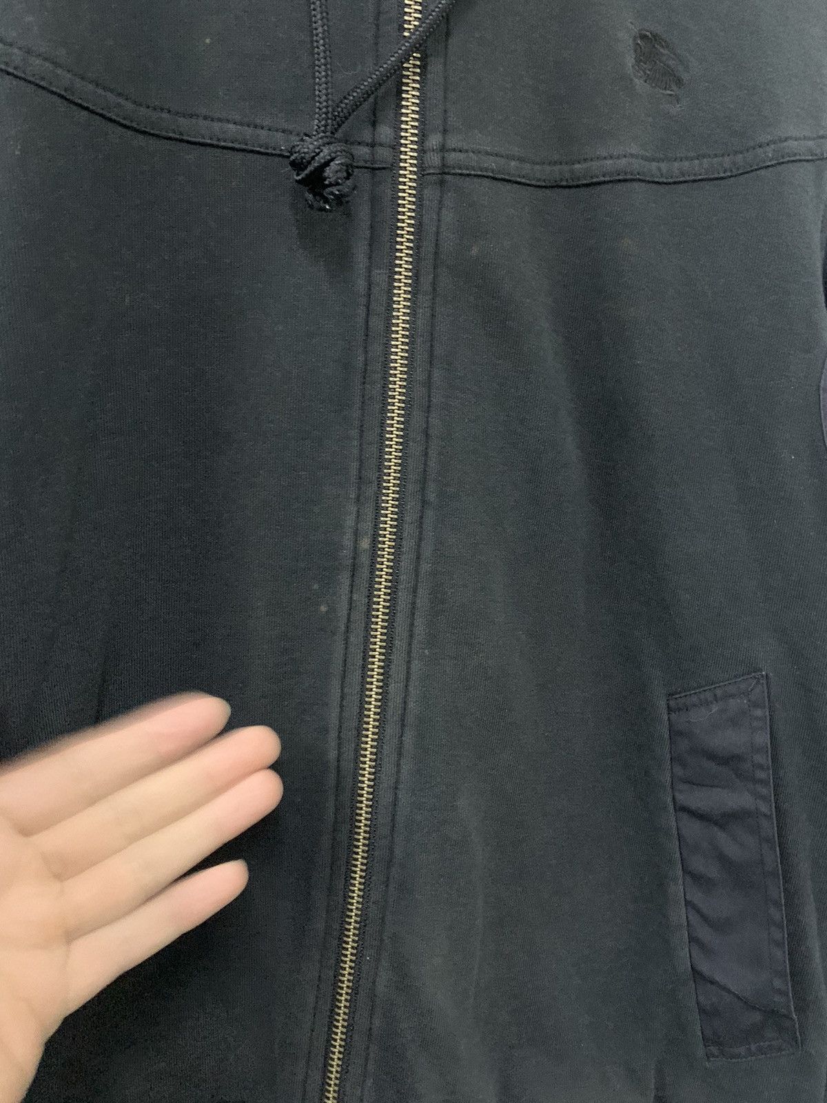 Burberry Burberry Black Label Zipper Hidden Hoodie Size M / US 6-8 / IT 42-44 - 3 Thumbnail